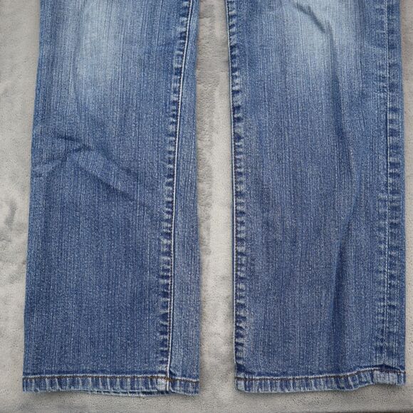 Lauren Jeans Co Pants Womens 4 Blue Denim Classic Straight Pockets Jeans - Picture 14 of 16